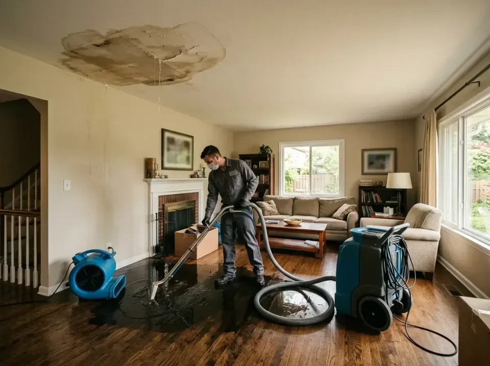 attic-pipe-burst-ceiling-drip-008 — frequently asked questions, Water Damage Restoration & Carpet Care in McPherson, KS